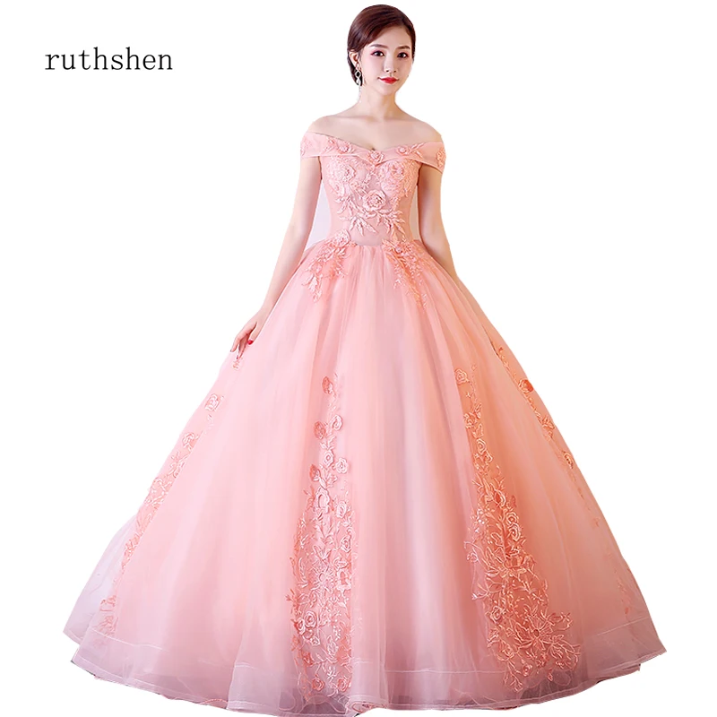 ruthshen Custom Prom Dresses Long Elegant Floor Length Sexy Off