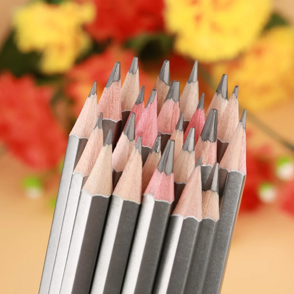 24Pcs/set Sketch Art Graphite Drawing Pencil Non toxic Colored Paint