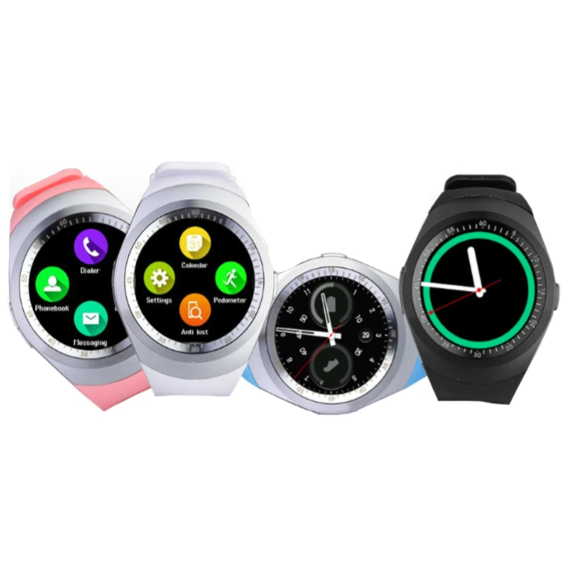 OGEDA Men Smart Watch Round Support Nano SIM&TF Card With Bluetooth 3.0 Men&Women Business Smartwatch For IOS Android O1 PK DZ09