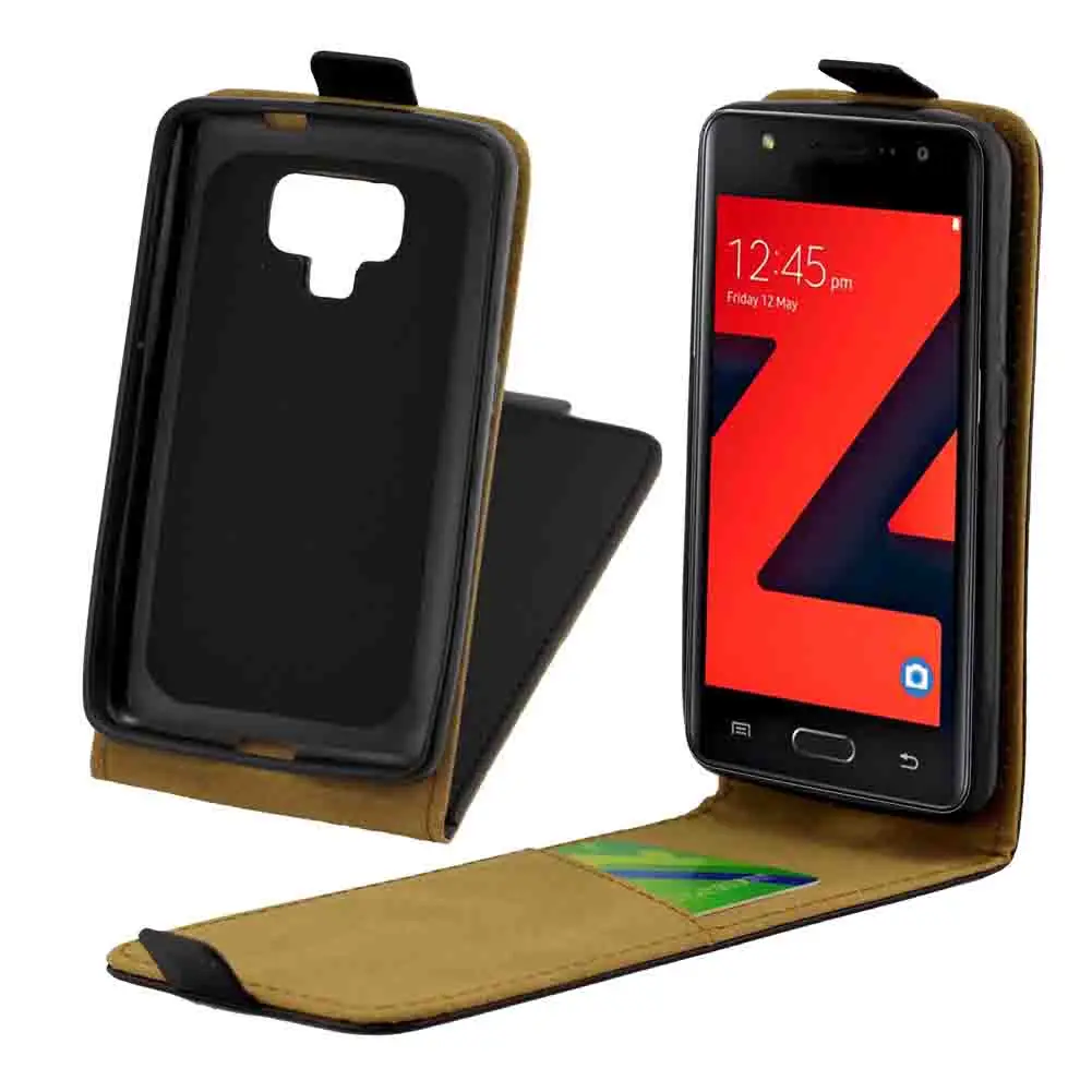 Protective Case for Samsung Galaxy Z4, Up & Down Open Flip Case PU Leather Wallet Case / Card