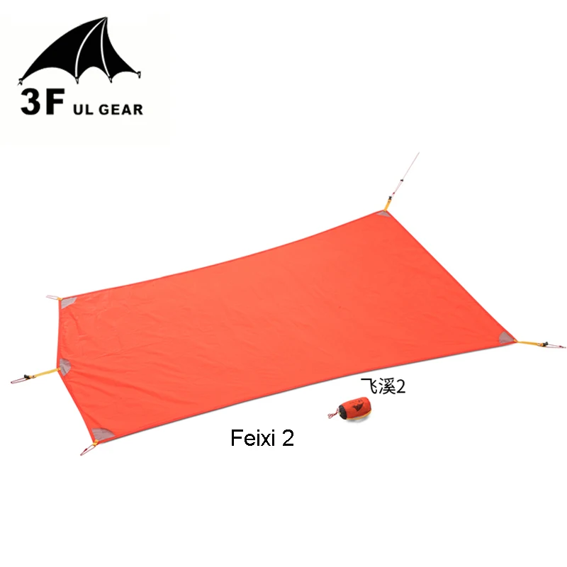 3F UL gear Feixi серии 15D Сверхлегкий лист соответствия для одного/2 человек/3 человек палатка