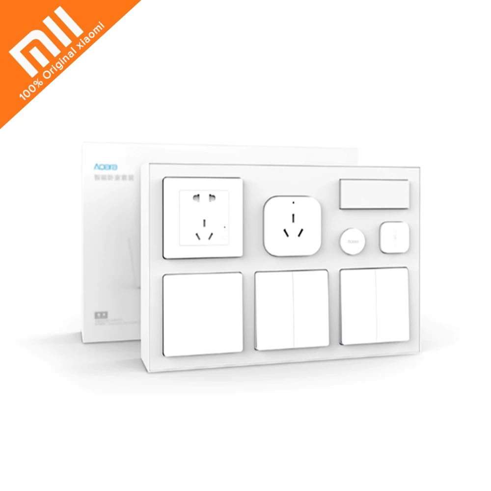 

Aqara Kit Smart Conditioner Mate + Temperature and Humidity Sensor+Body Sensor+Wall Socket+Wall Switch + Wireless Switch