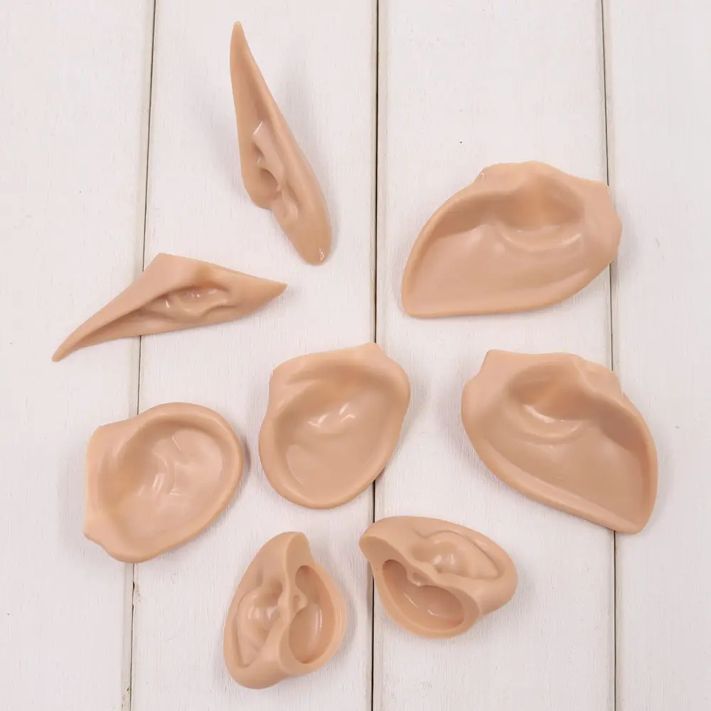 Bjd Dolls Mini Resin Dolls Humanoid Dolls Fashion Dolls Doll Accessories Toys Doll Accessories Groove Ears ICY DBS Blyth doll Resin material All Kinds of Skin azone s ob24 anime girl