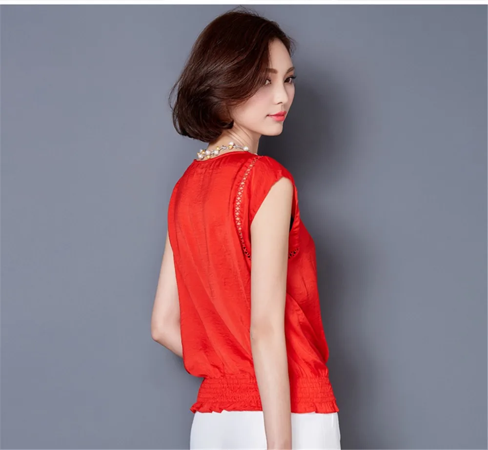 Big Size M-3XL Luxury Chiffon Tank Top For Women Summer Fashion Crop Tops Women\'s Sleeveless Tank Vest Tops Lady Sexy Camis (9)