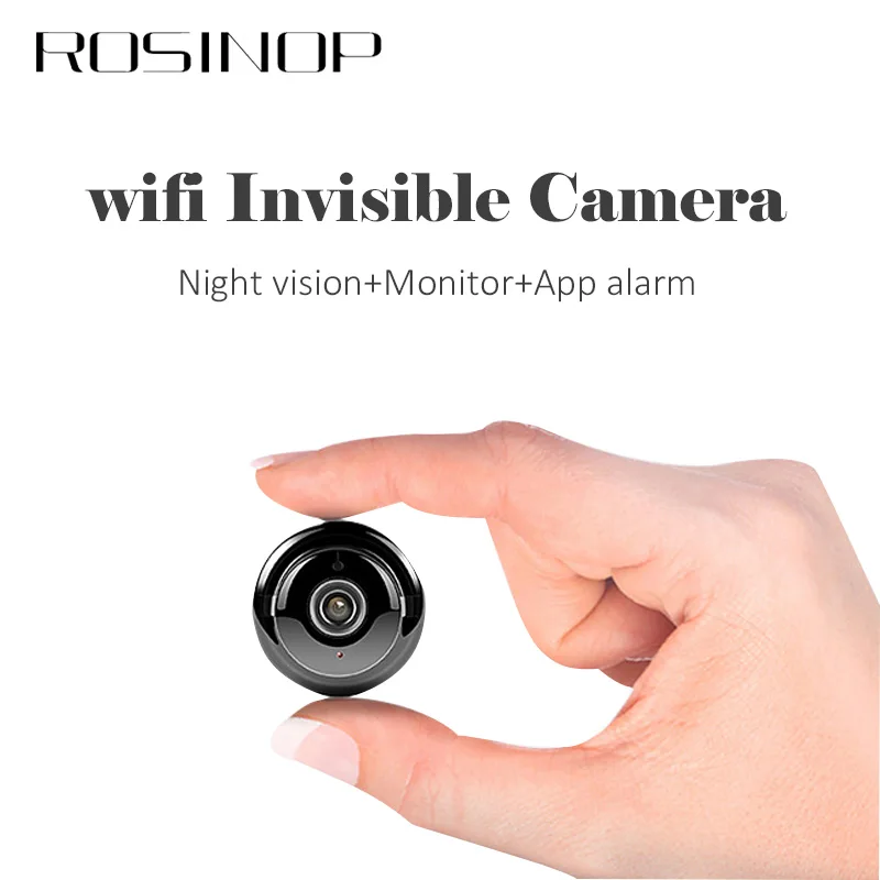 

ROSINOP Invisible camara IP Camera wifi mini kamera CCTV Wireless Cam Infrared Night Video Surveillance onvif Home Security
