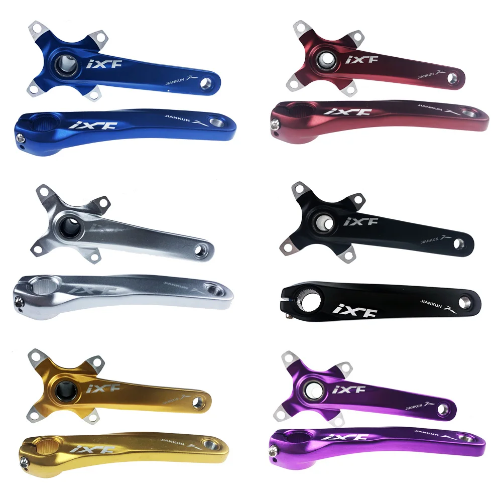 JIANKUN Crankset 170mm MTB Crank Set 104BCD Mountain Bike Road Bicycle Crank Cycle Screw Bottom Bracket Chainring BB Fit Shimano