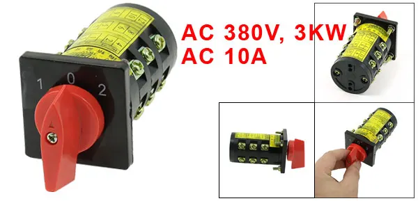 HZ5B-10/3 AC380V 3KW 10A 12 Винтовые клеммы кулачковый переключатель