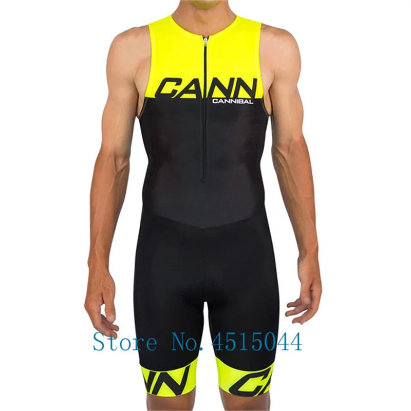 

CANNBAL cycling skinsuit 2019 men bicycle jumpsuit triathlon suit bike Small shoulder straps cycling roupa ciclismo skating suit