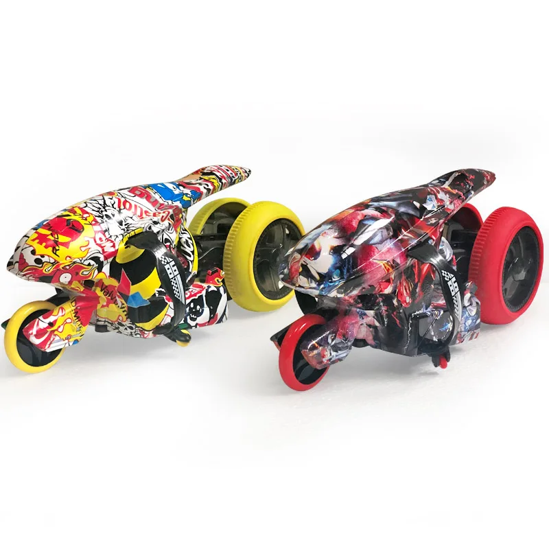 Прохладный мотоцикл RC с 360 ° Вращение света высокой Скорость игрушки модели