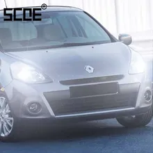 Для Renault Clio Espace Fluence Grand Koleos Laguna SCOE 2 шт., автомобильная супер галогенная лампа ближнего света, Автомобильная Стайлинг, теплый белый цвет