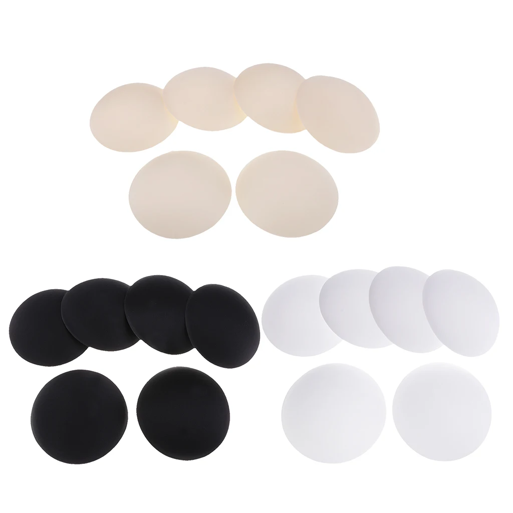 9 Pairs Breathable Summer Breast Bra Bikini Inserts Chest Pad Women Swimsuit Padding Inserts Sponge Foam Bra Pads Chest Cups