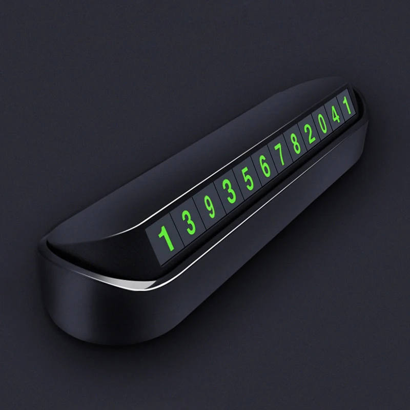 

Car Sticker Styling Temporary Parking Card Phone Number Card Plate Telephone Number Car Parking Card Plate For Car Accessories