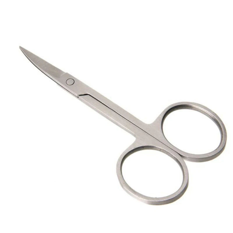 LEARNEVER Professional Eyebrow Eyelash Scissors Straight or angle