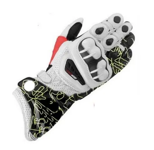

2018 New 3 Colors 100% Genuine Leather GP PRO Motorcycle Long Gloves Driving GP PRO Motorbike Cowhide Gloves