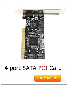 SATA карты расширения 4 порт SATA PCIe Плата расширения PCI-e SATA 3,0 адаптер с Raid Marvell 88SE9230 на протяжении более чем 3T HDD или SSD