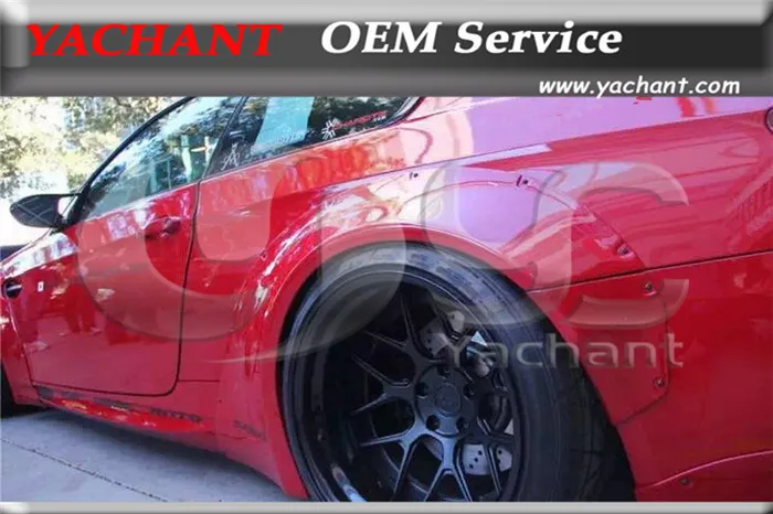 

FRP Fiber Glass Fender Kit 8pcs Fit For 2007-2013 E92 E93 M3 LB LP Style Front and Rear Wide Over Fender Flare