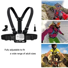 Kit set for Gopro Hero 5 Go Pro Accessories SJCAM SJ4000 Camera Chest Head Mount Strap Float Bobber Tripod L Case Car mount 30