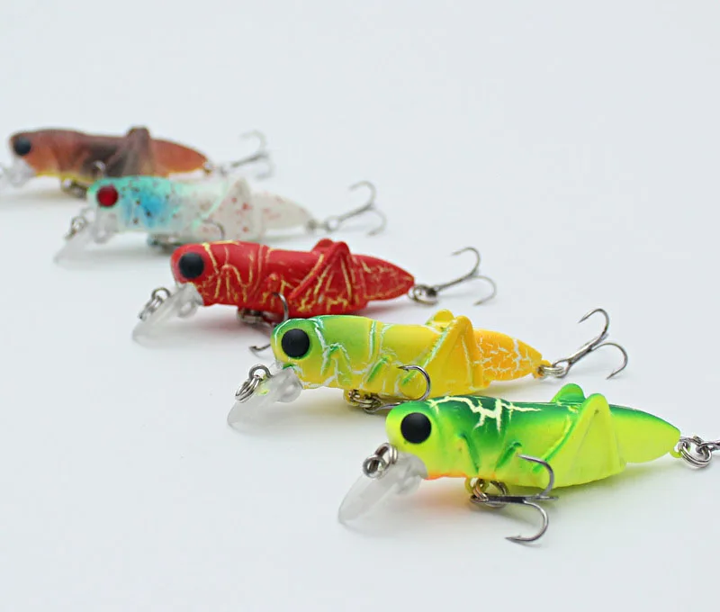 5pcs/pack 3.5gmini bionic lure floating swim insect bait