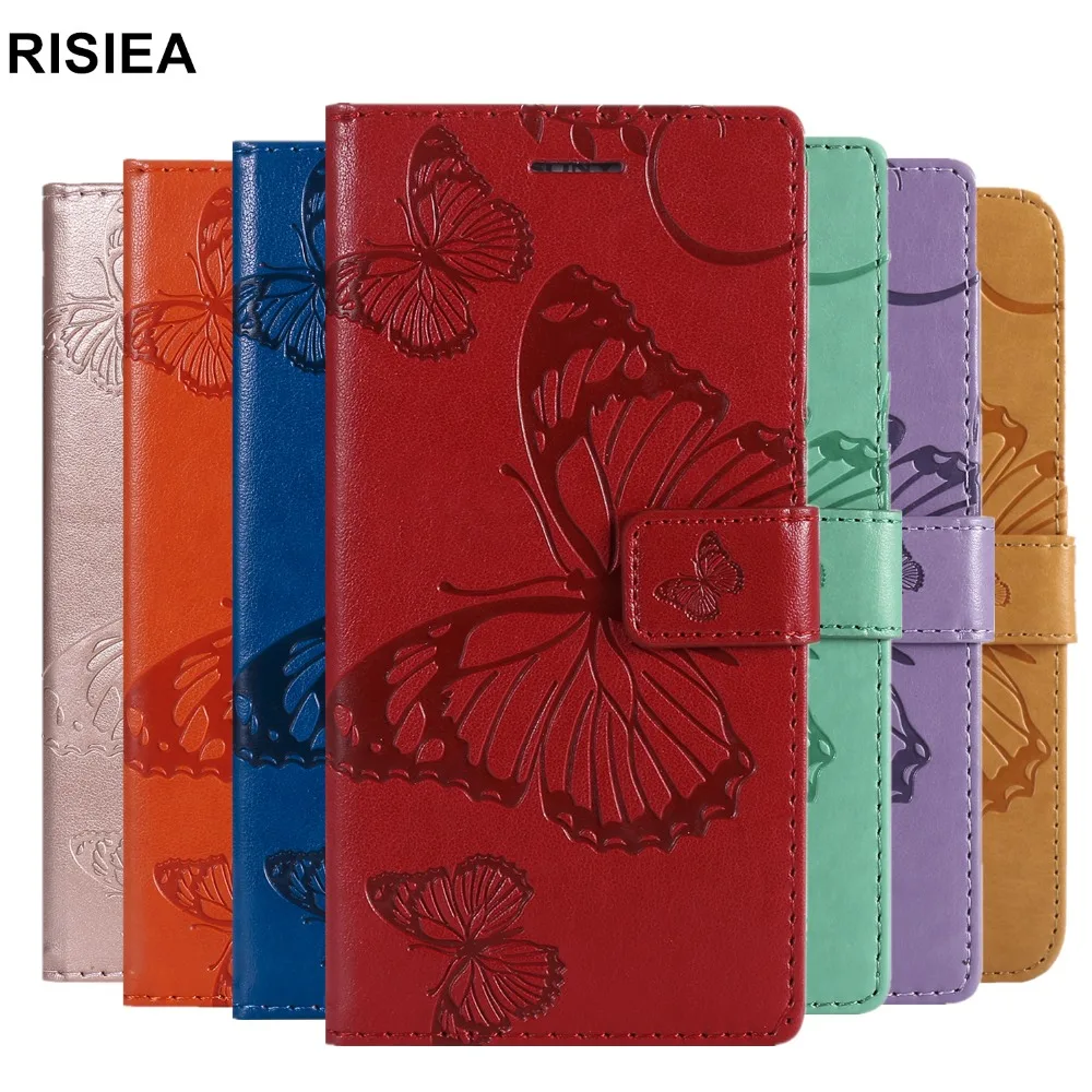 

RISIEA PU Leather Wallet Flip Case For Huawei Mate 7 8 9 10 20 X lite Y9 Y6 Y7 Y5 pro prime 2017 2018 2019 Y6 II Cover