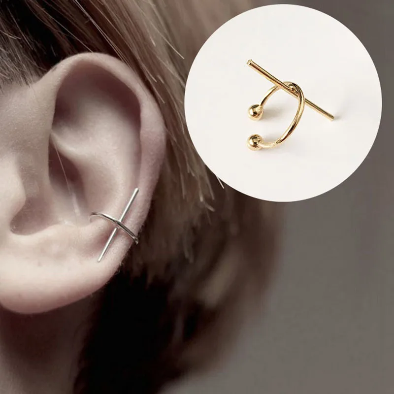 

Minimalist Jewelry Ear Cuff Clip Earrings Without Piercing Korean Gold One Direction Earcuff Non Pierced Bijoux Femme Sieraden