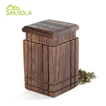 2 шт./компл. высокое качество квадратный твердой древесины Чай бак с крышкой Чай контейнер в стиле кунг-фу Чай инструменты