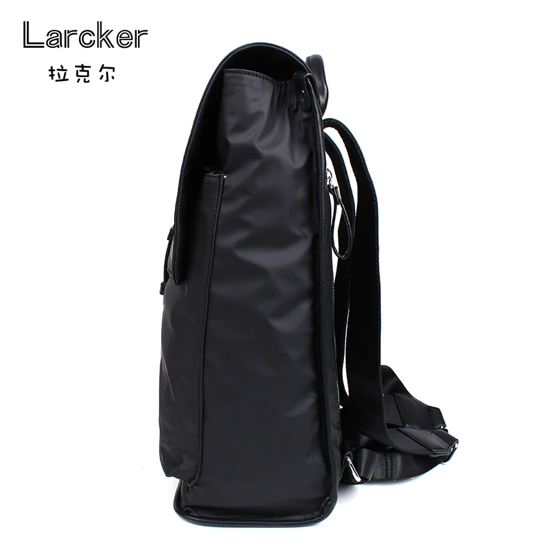 Рюкзак мужской нейлоновый с ремнем из ПУ кожи в стиле пэчворк|nylon backpack|backpack
