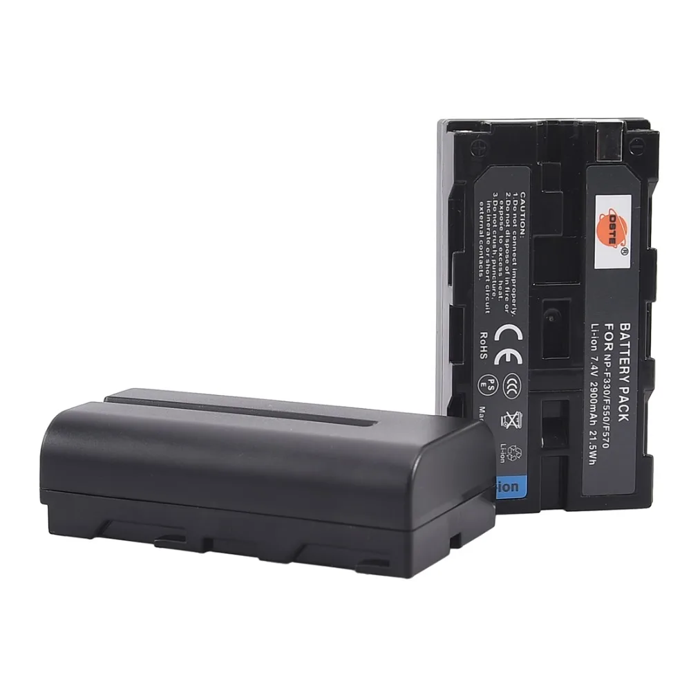 2 шт. DSTE 2900 мАч NP F550 F530 F570 цифровой батарея камеры DSLR для Sony CCD SC5 TRV110K TRV525 MVC FD75 VX2100 FD200