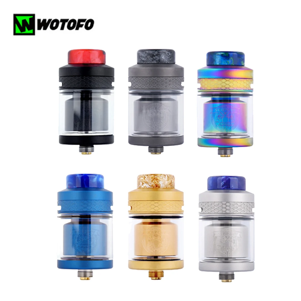 

Electronic Cigarette Atomizer Original Wotofo Elevate RTA 3.5ml 24mm Diameter Adjustable Top Airflow with extra 4.5ml Vape Tank