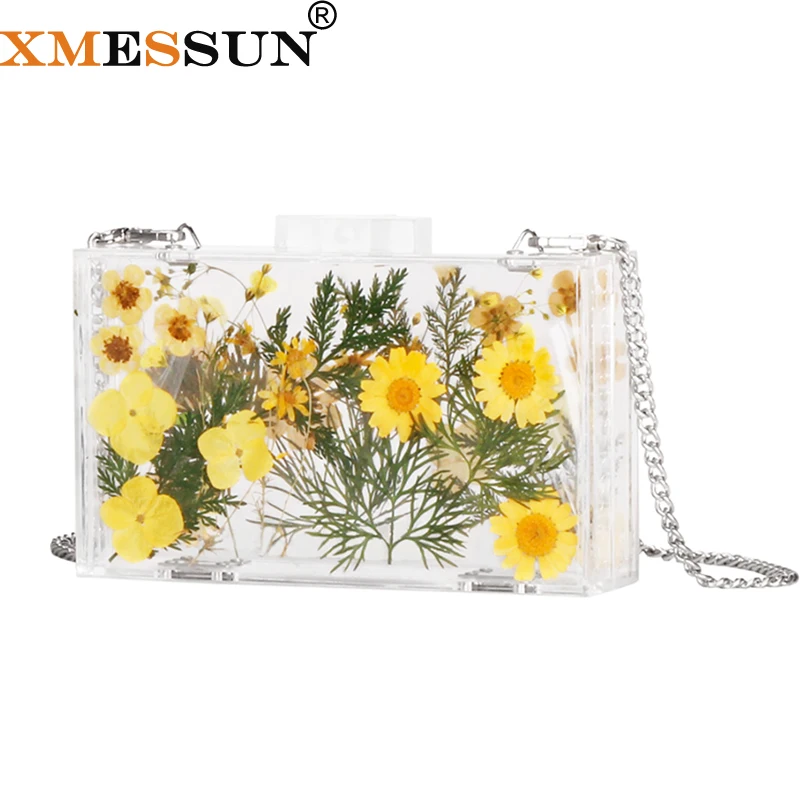 

XMESSUN 2019 New Clear Acrylic Clutch Women Transparent Bag Plastic Box Bag Dubai Girl Vintage Retro Evening Party Handbag H212