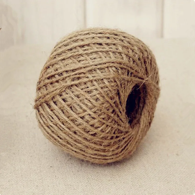 

1 Roll 30M Natural Brown Jute Hemp Rope Twine String Cord Shank Craft Making DIY Hot Sales