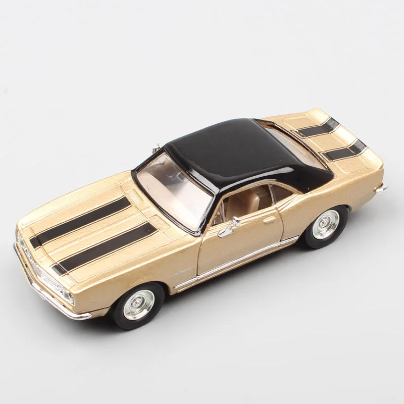 1/43 Масштаб Мини Винтаж 1967 Chevrolet Camaro Z28 Chevy гоночный автомобиль мышцы литья под давлением и автомобили-модельная игрушка миниатюрный коллектор