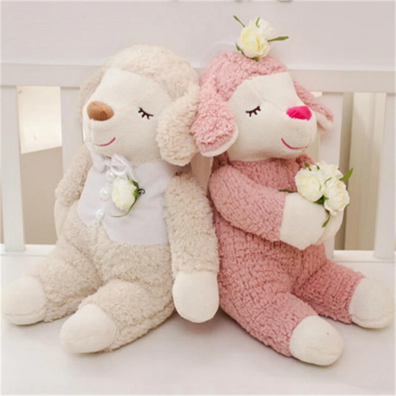 

32CM 1 Pair Creative Lovely Stuffed Animal Plush Doll Kids Sheep Plush Toys Birthday Girlfriend Christmas Gifts A102