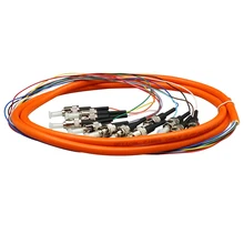 FC 12 ядер симплексный режим fanout оптоволоконный кабель соединитель многомодовый 1,5 м комплект Волоконно-оптический косички