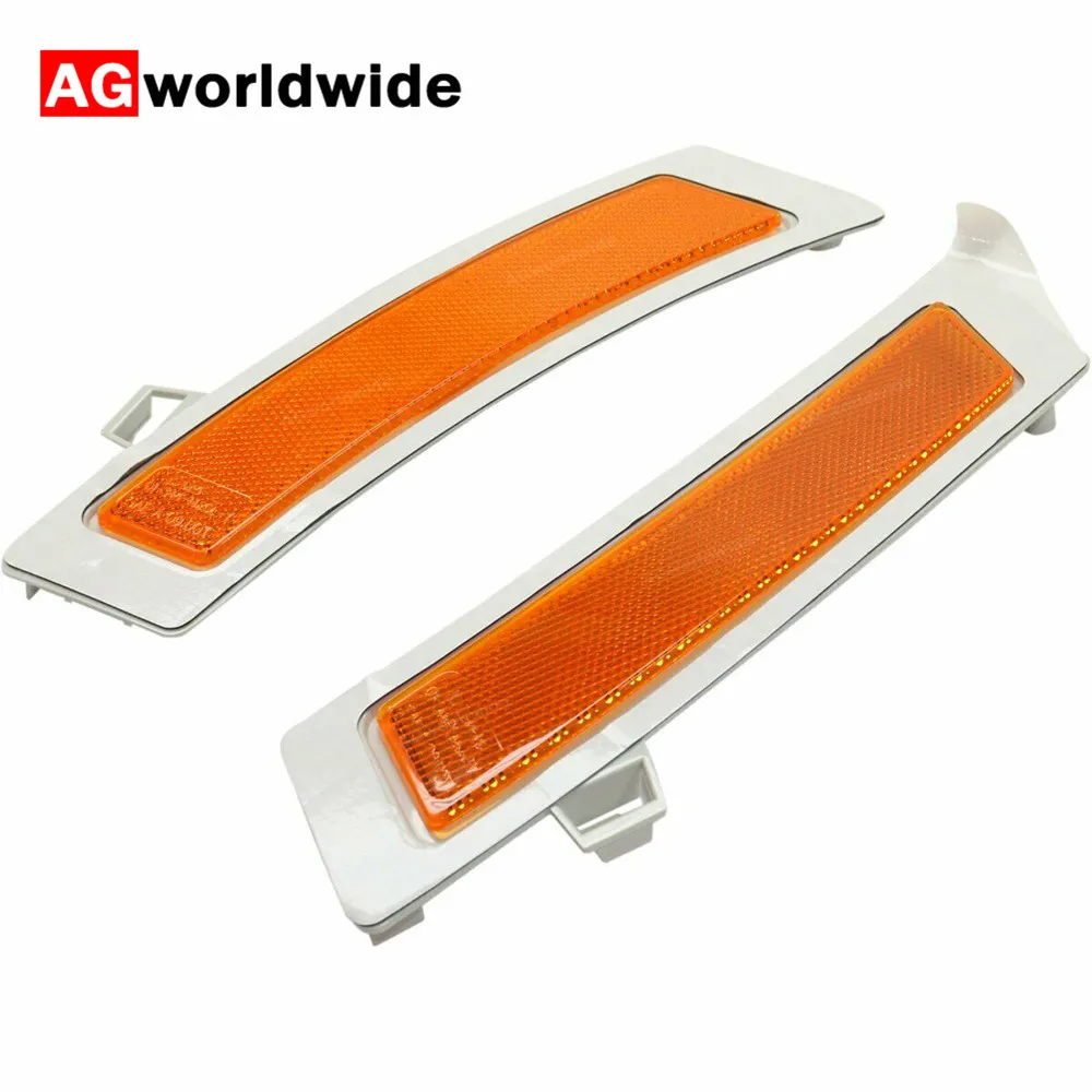 

63147274433 63147274434 For BMW X5 E70 35ix 35dx 50ix 2011 2012 2013 Left Right Front Bumper Cover Reflector Yellow