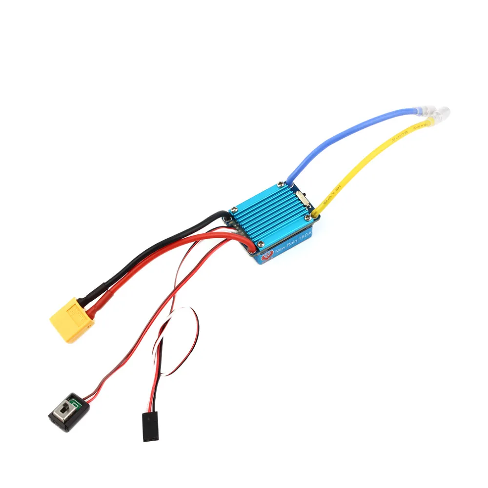 1pcs-Waterproof-Brushed-ESC-160A-3S-with-5V-1A-BEC-T-Plug-For-1-12-RC (4)