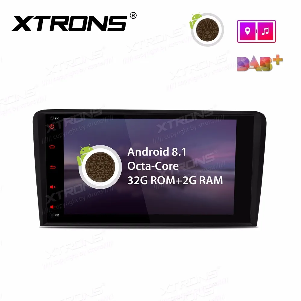 

8" Android 8.1 OS Car Multimedia GPS Radio for Audi A3 2003-2012 & S3 2006-2012 & RS3 2011-2012 with Multi-Window View Support