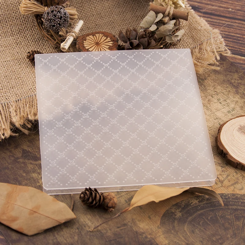 

Classic lattice Plastic Embossing Folders for DIY Scrapbooking Paper Craft/Card Making Decoration Supplies D001