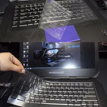 Высокая прозрачность пленка для клавиатуры из ТПУ для нового Alienware 15 R2 R3 R4 AW15R2 AW15R3 AW15R4 15,"- выпуска