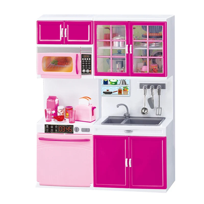 

1 PC New Kids Role Play Kitchen Play Set Toy Pretend Play Kitchen with Dolls
