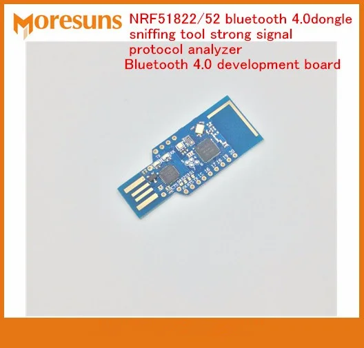 Cheap   Fast Free Ship 5PCS NRF51822/52 bluetooth 4.0 dongle sniffing tool strong signal protocol analyzer Bluetooth4.0 demo board