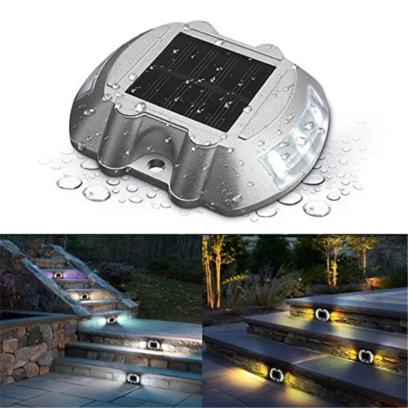 

Solar Deck Light LED Solar Dock Path Road Lights Marker lighting Waterproof Security Lamps for Outdoor Stairs Ligthing