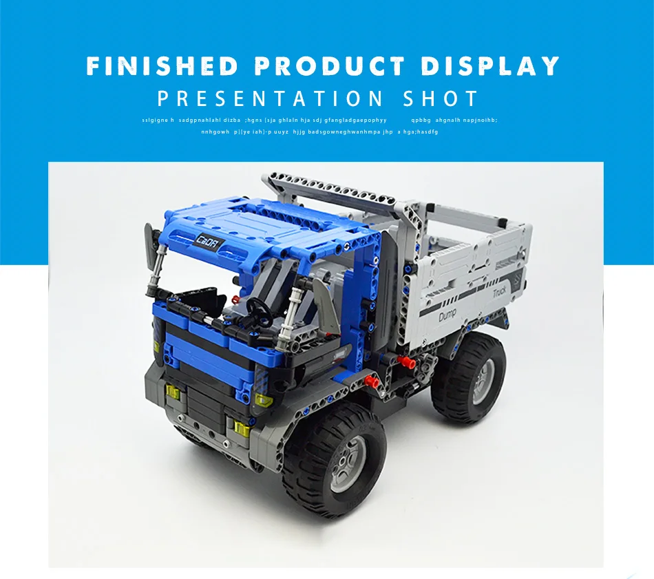 Blocos de Construção Brinquedos para Crianças Cada Controle Remoto Caminhão Basculante Compatível Cidade Técnica Carro Veículo Tijolos Série 638 Pçs rc 18 Cheap Blocos