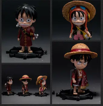 

3 pcs/set anime One Piece Monkey D Luffy pvc Action Figure Toys Free Shipping