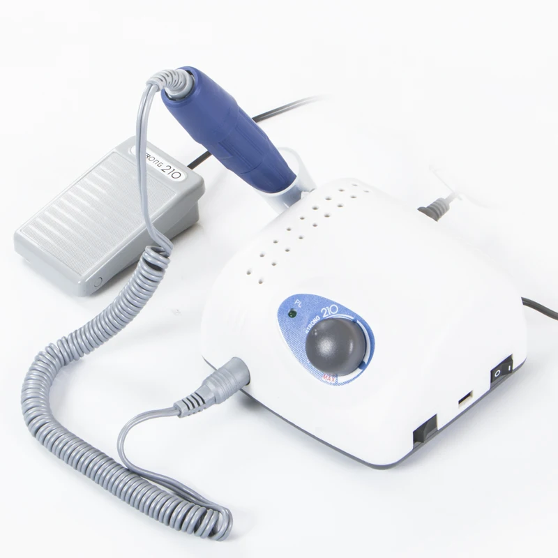 Online STARKE 65W 35000RPM Blau griff Elektrische Nagel Bohrer Maschine Starke 210 Modell Maniküre Pediküre Nagel Datei Bit Nagel kunst Ausrüstung