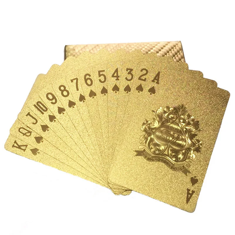 

Yooap 24K Gold Solitaire Kids Toy Game Cardboard Plastic Waterproof Magic Card