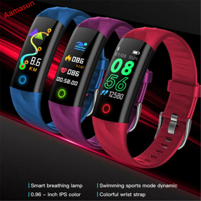 

S5 Smart Watch Blood Pressure Oxygen IP68 Waterproof Fitness Bracelet Heart Rate Smartband Sport Activity Tracker for IOS xiaomi