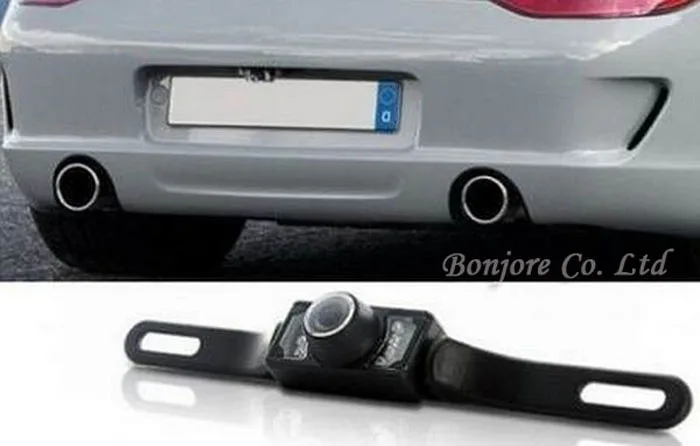 Koorinwoo sans fil nouveau 5 pouces voiture moniteur TFT LCD écran HD numérique couleur voiture plaque d'immatriculation vue arrière caméra Kit Support VCD/DVD