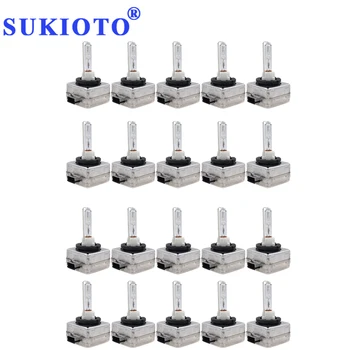 

SUKIOTO 20PCS hid xenon bulbs D1S 4300K 5000K 6000K 35W D3S 8000K d1s xenon headlights AC ballast hid xenon kit replacement