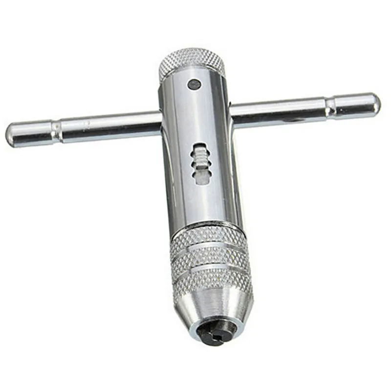 Adjustable M3 8 M5 12 T Handle Ratchet Tap Wrench with M3 M8 Machine