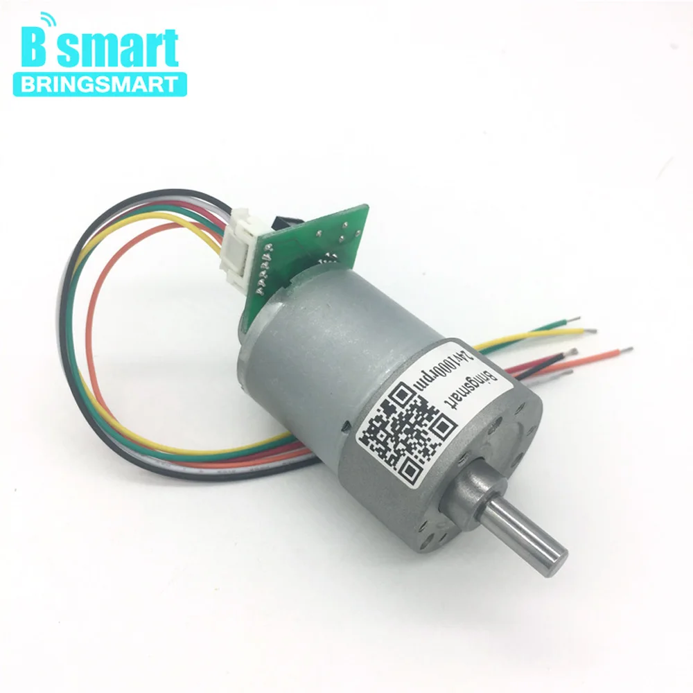 

JGB37-3530A Photoelectric Encoder Motor 12-1600rpm Optical Encoder 12V 24V Gear Motor With Dc Motor Encoder DIY DC Gear Motor